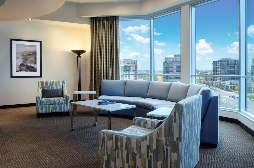 Hilton Suites Toronto-Markham Conference Centre & Spa - Presidential King Suite Met één Slaapkamer