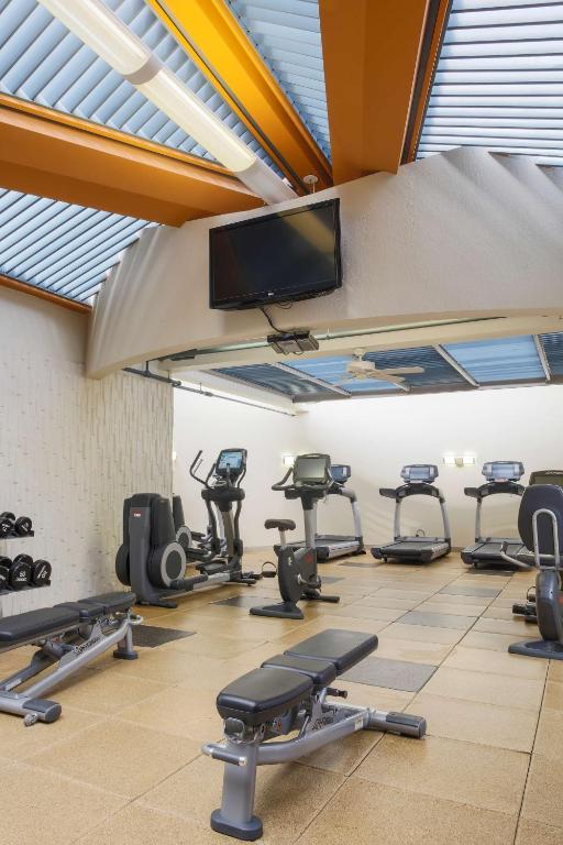 Fitness centrum a/nebo fitness zařízení v ubytování DoubleTree by Hilton Rochester
