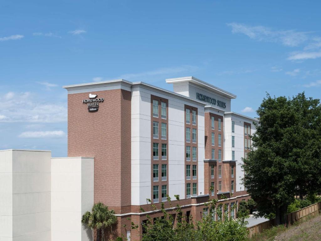a rendering of the front of a building at Homewood Suites By Hilton North Charleston in Charleston
