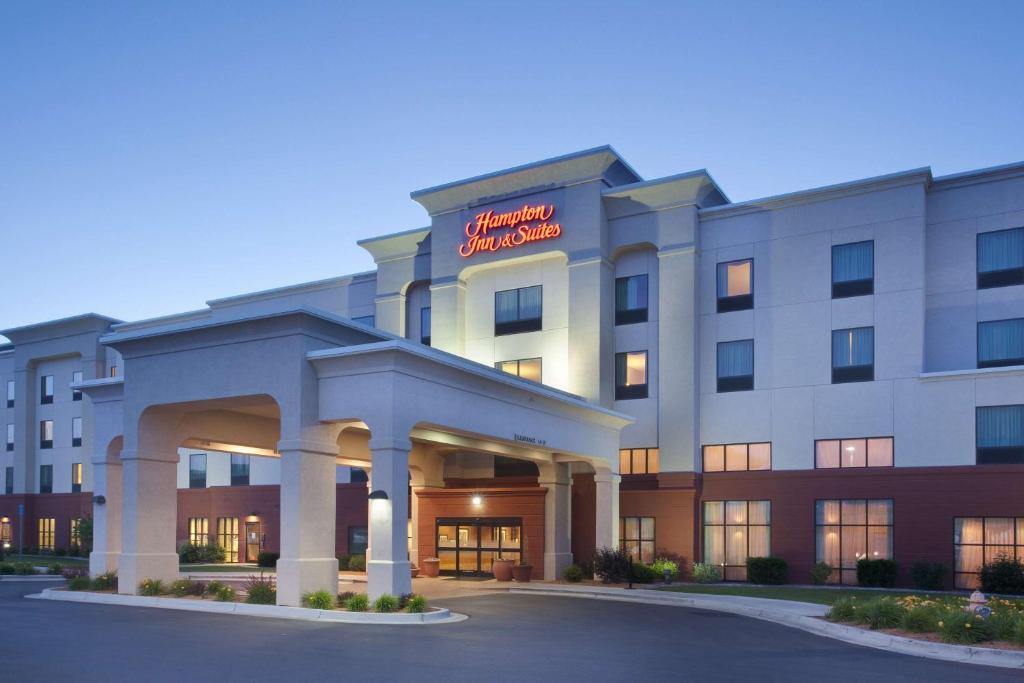 a rendering of the front of a hotel at Hampton Inn & Suites Pocatello in Pocatello