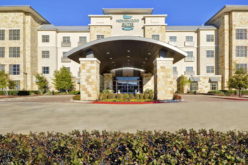 a rendering of the front of a hotel at Homewood Suites Dallas-Frisco in Frisco