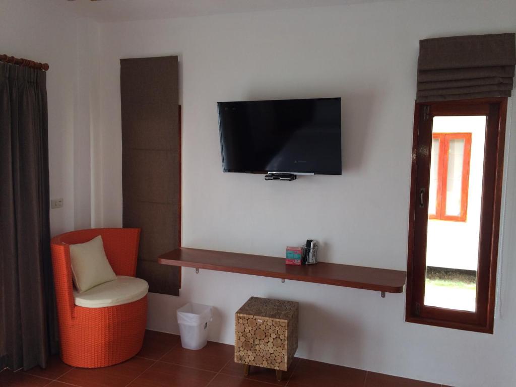 TV a/nebo společenská místnost v ubytování Lemon Resort
