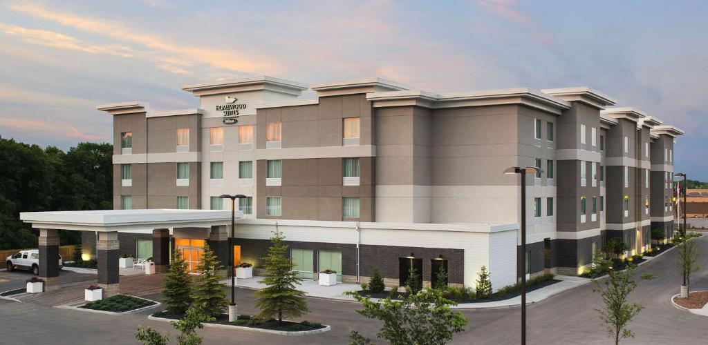 a rendering of a hotel at Homewood Suites by Hilton Winnipeg Airport - Polo Park in Winnipeg