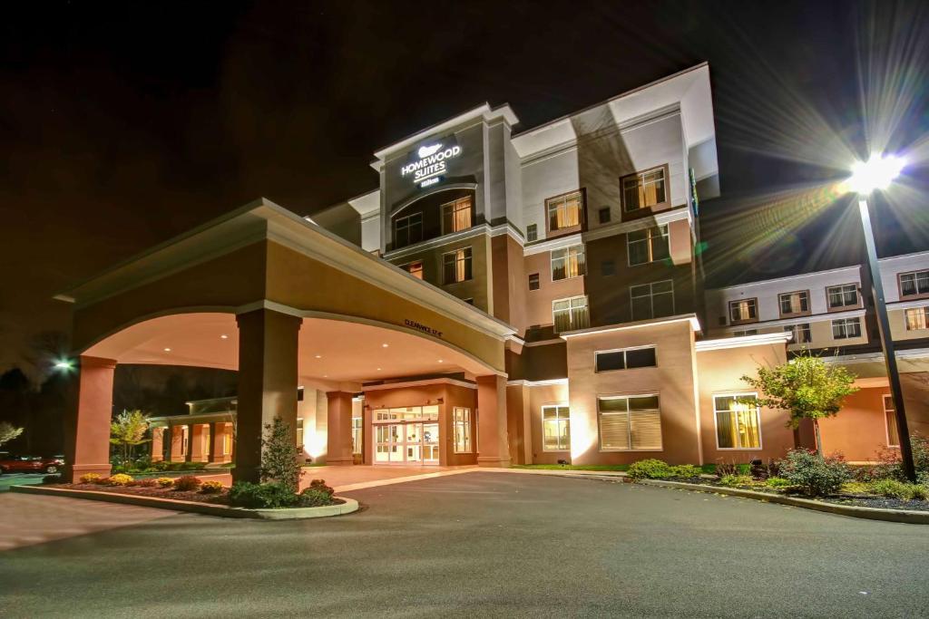 a rendering of a hotel at night at Homewood Suites - Doylestown in Warrington