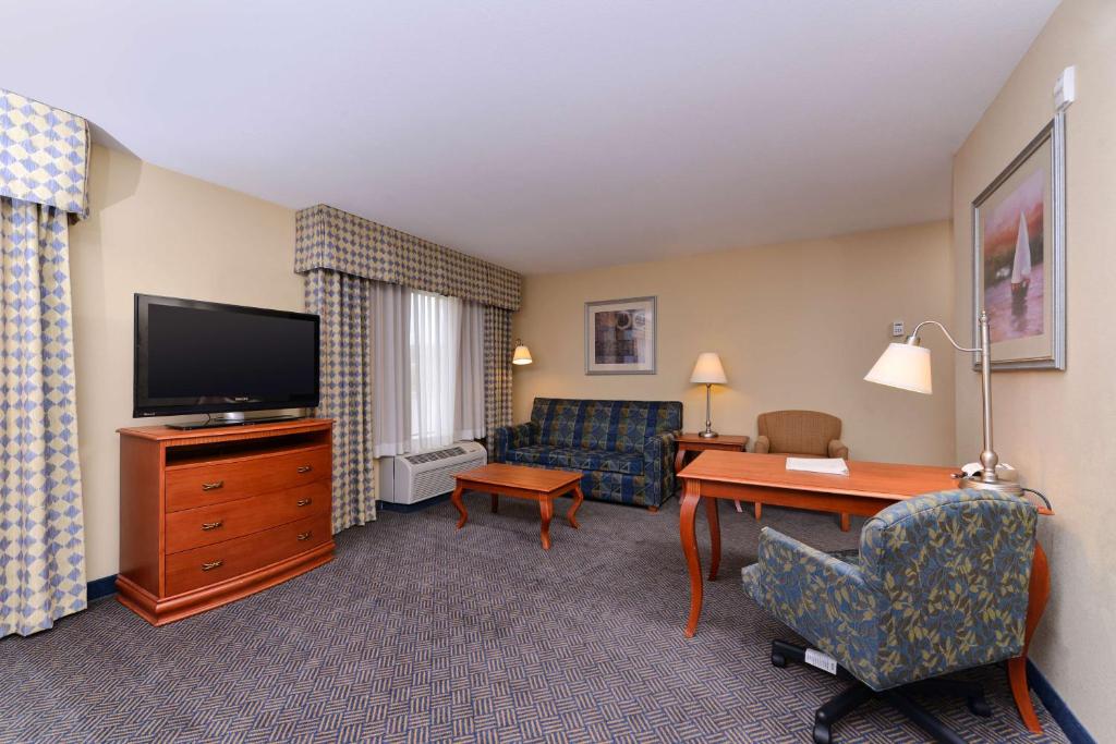 Hampton Inn Evanston - 特大号床一室公寓 - 禁烟