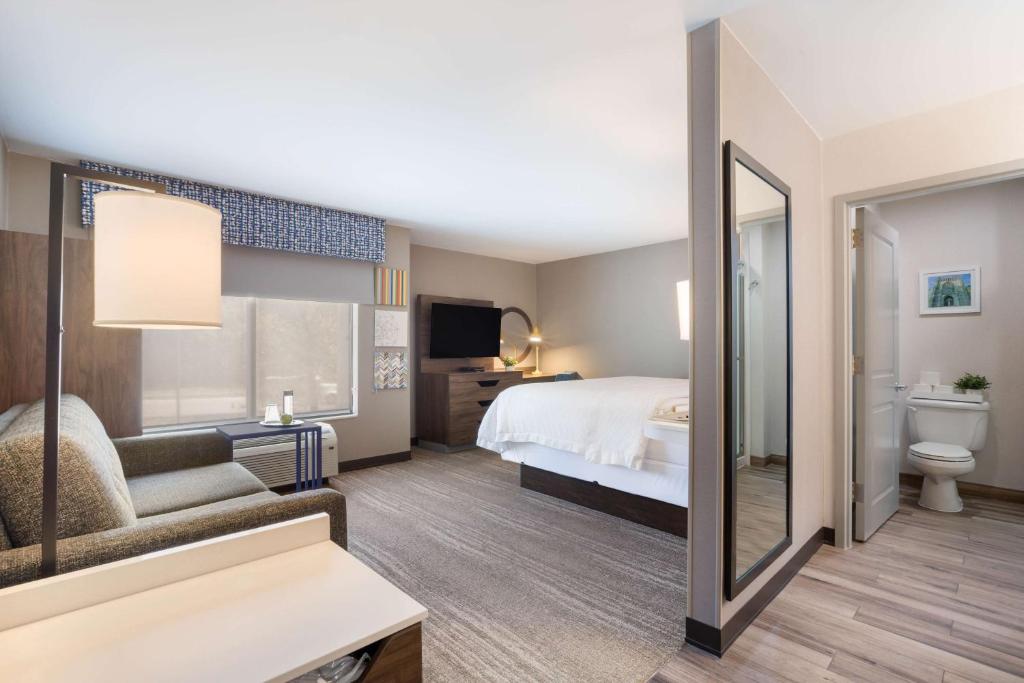 Postel nebo postele na pokoji v ubytování Hampton Inn Princeton