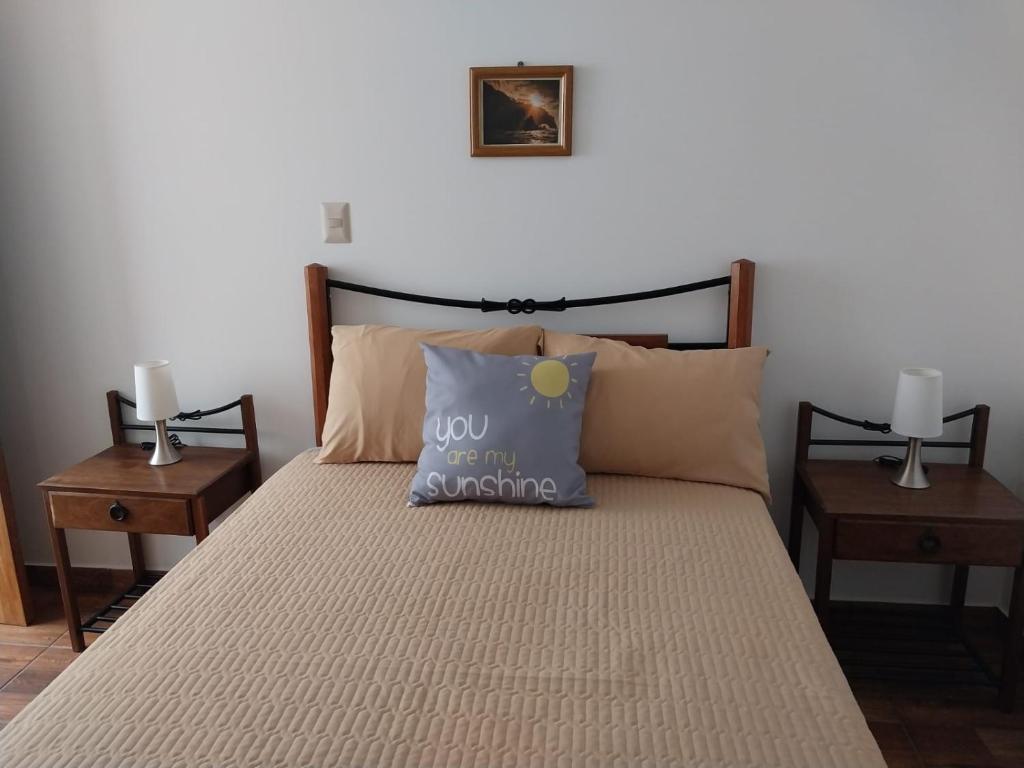Postel nebo postele na pokoji v ubytování Spondylus