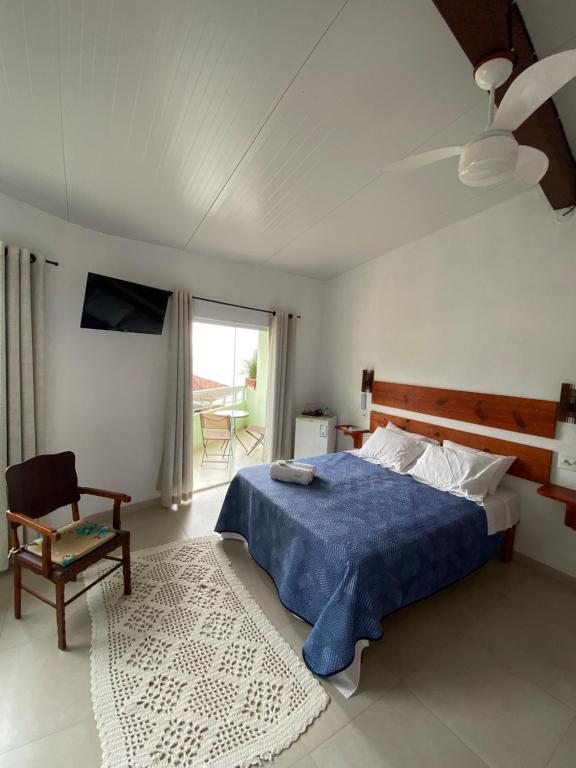 Postel nebo postele na pokoji v ubytování Casa Caiçara