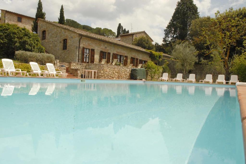 Bazén v ubytovaní Relais Borgo Di Toiano alebo v jeho blízkosti