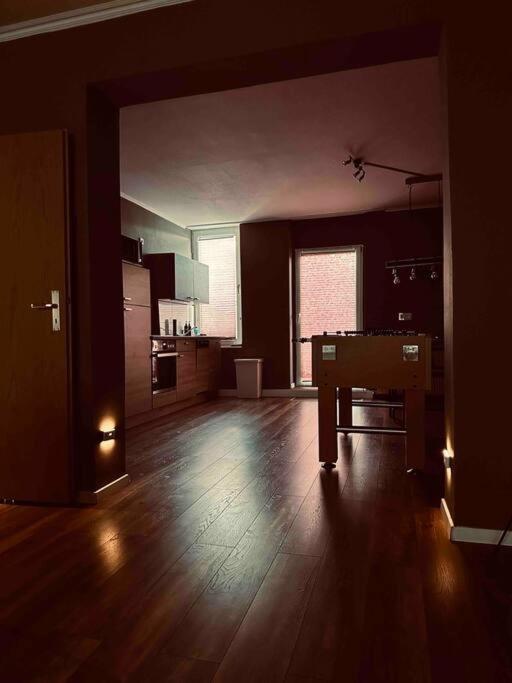Kuchyň nebo kuchyňský kout v ubytování Industrial Style 77qm mit Balkon