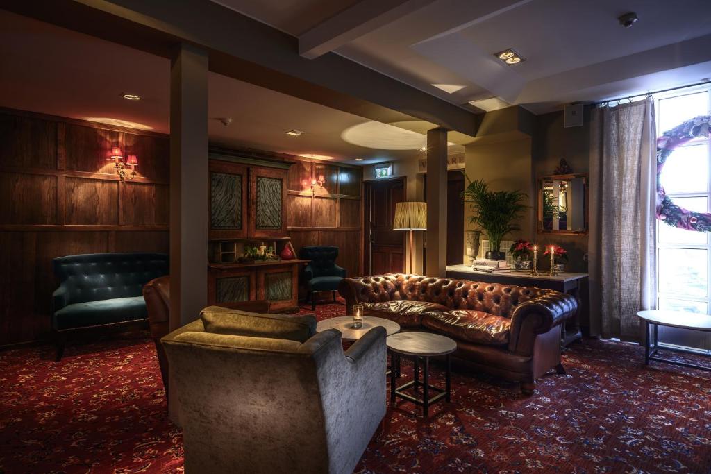 Гостиная зона в Hotel Åregården