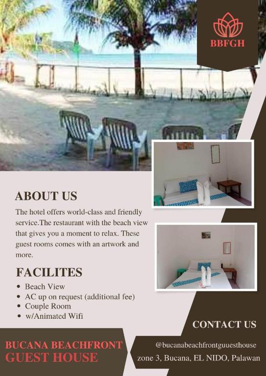 Fotografie z fotogalerie ubytování Bucana beachfront guesthouse v destinaci El Nido
