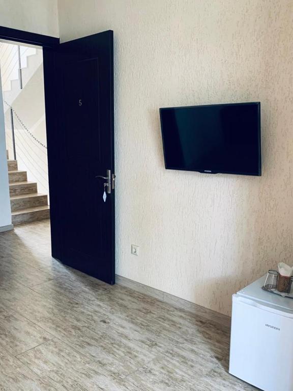 TV a/nebo společenská místnost v ubytování kaprovani Kako