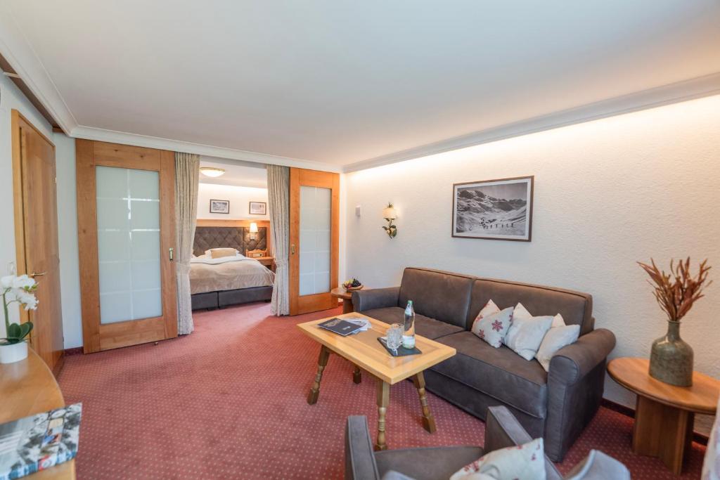 Postel nebo postele na pokoji v ubytování Hotel Ulli