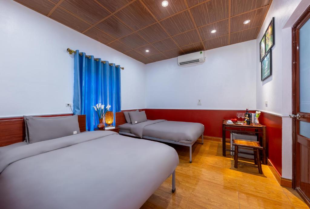 Trang An Spring Garden Homestay - Chambre Jumelle Avec Vue Sur Le Jardin