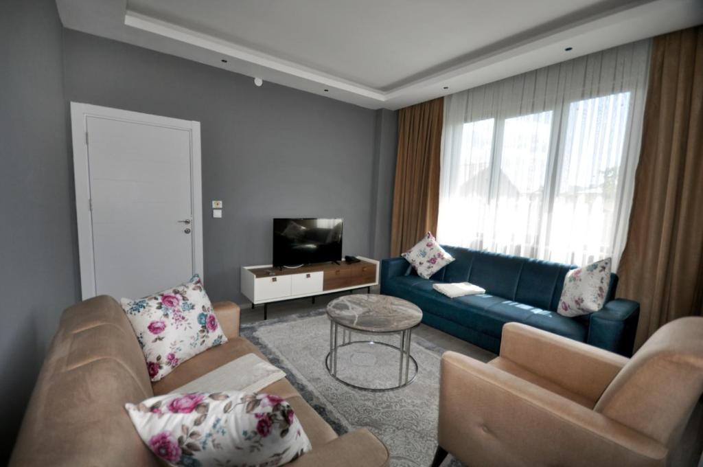 Posezení v ubytování Arpaçay Apart Otel