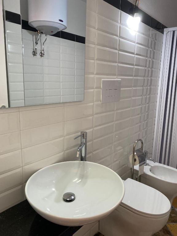 Koupelna v ubytování B&B La Torre
