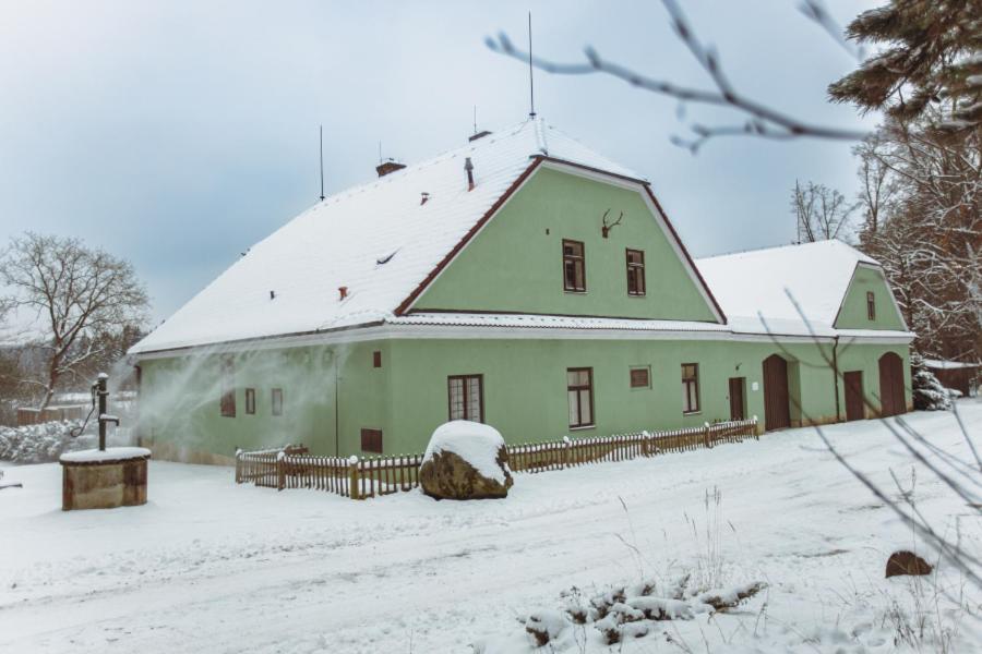Hájenka Budislav v zimě