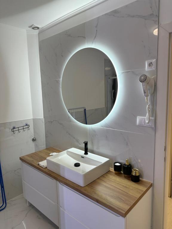 Koupelna v ubytování Hotel Forras