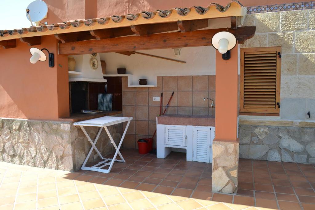 Balkón nebo terasa v ubytování Apartamento en villa con piscina privada