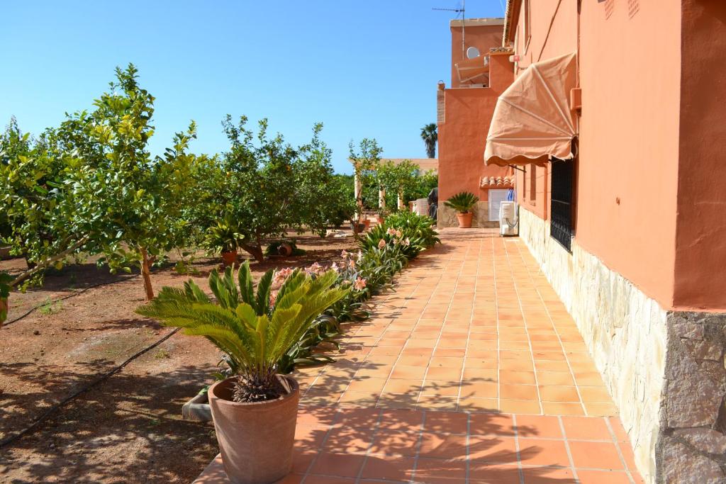 Zahrada ubytování Apartamento en villa con piscina privada