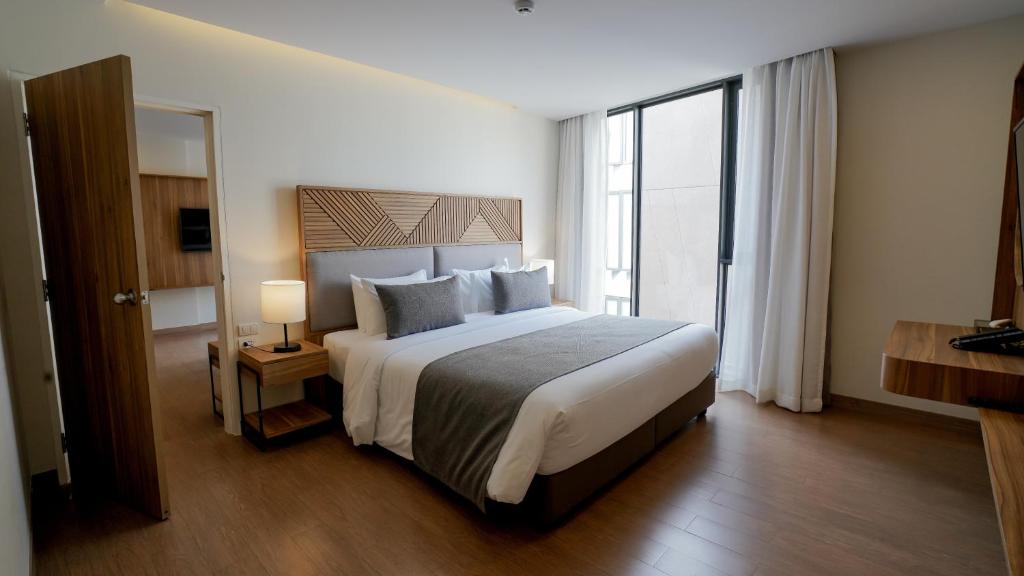 Canalis Suvarnabhumi Airport Hotelにあるベッド