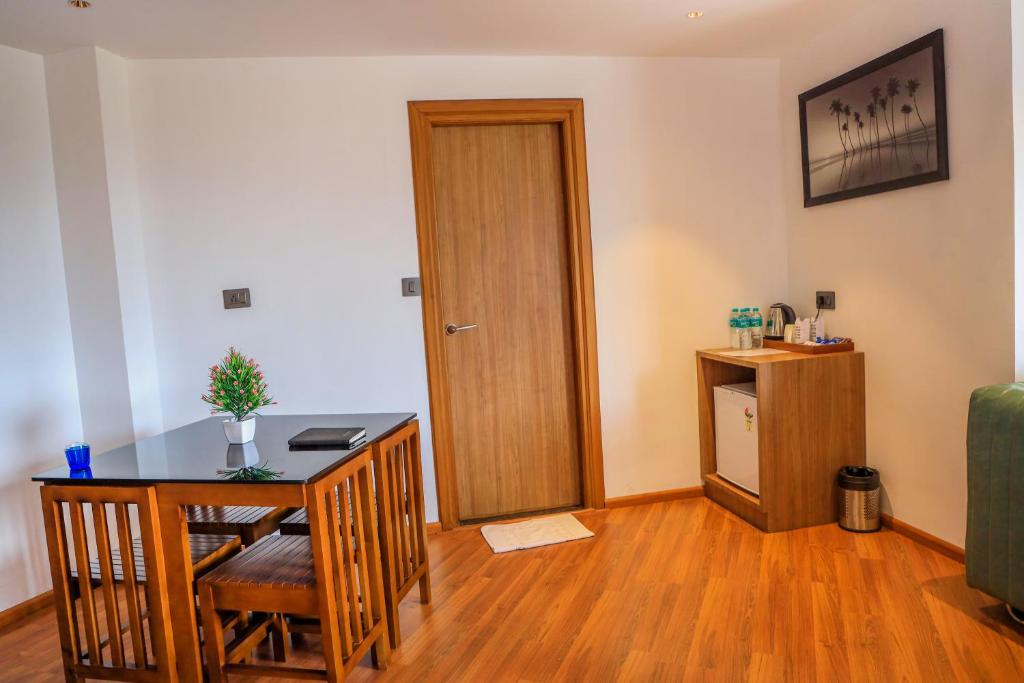 Kuchyň nebo kuchyňský kout v ubytování Hotel Sky Sierra Wayanad