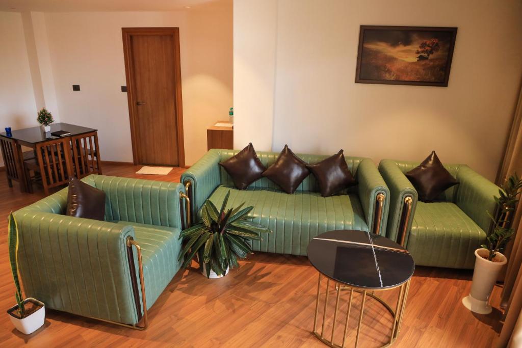 Posezení v ubytování Hotel Sky Sierra Wayanad