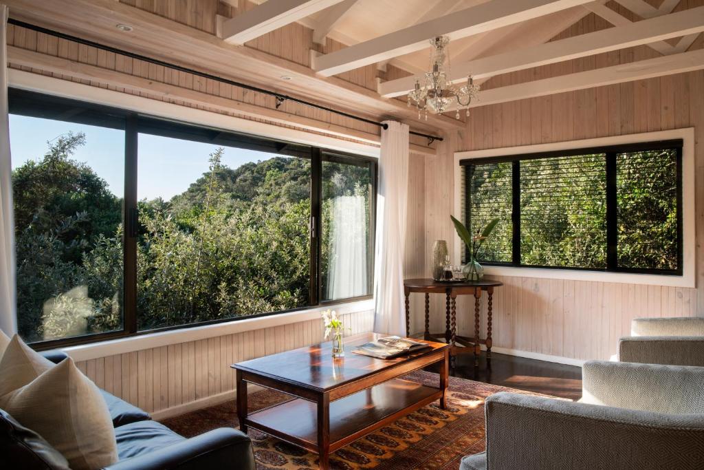 Posezení v ubytování Prana Lodge