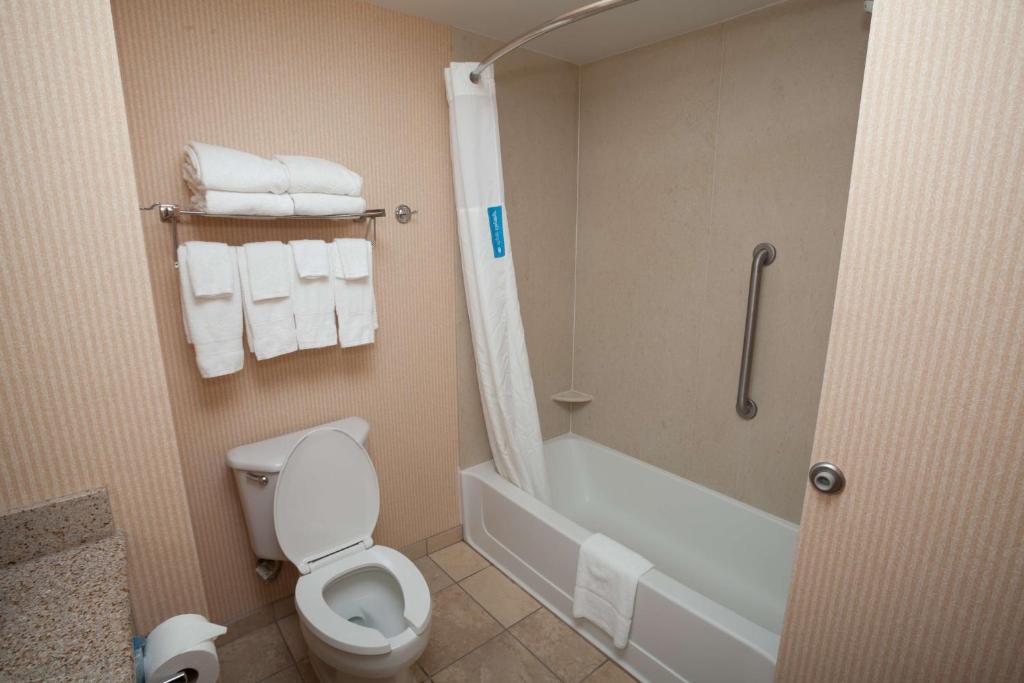 Koupelna v ubytování Hampton Inn Oneonta