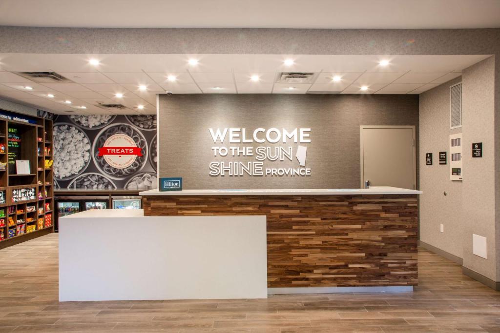 Certifikát, hodnocení, plakát nebo jiný dokument vystavený v ubytování Hampton Inn & Suites Edmonton St. Albert, Ab