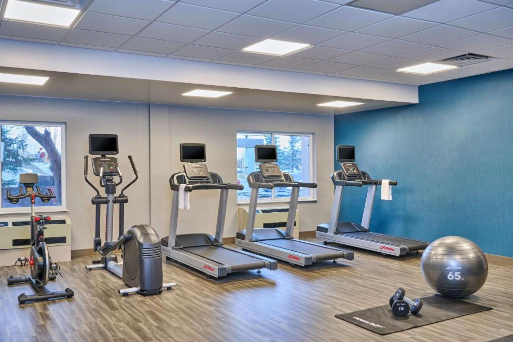 Fitness centrum a/nebo fitness zařízení v ubytování Hampton Inn Anchorage