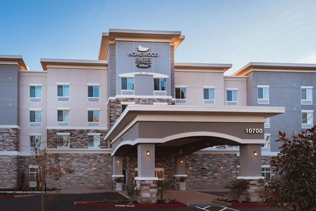 a rendering of the front of a hotel at Homewood Suites By Hilton Rancho Cordova, Ca in Rancho Cordova