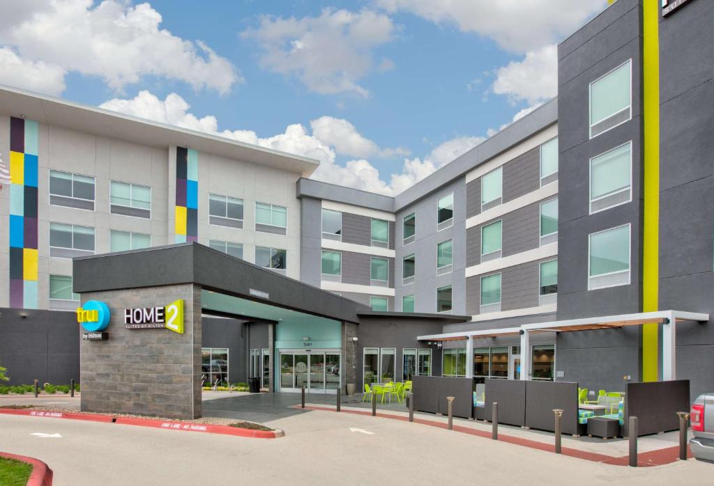 a rendering of the front of a hotel at Home2 Suites By Hilton Wichita Falls, Tx in Wichita Falls