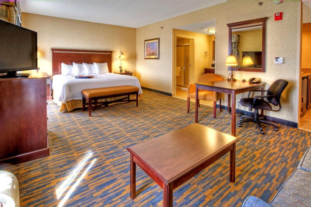 Hampton Inn Roanoke Rapids - Studio Met Kingsize Bed En Slaapbank - Niet-roken