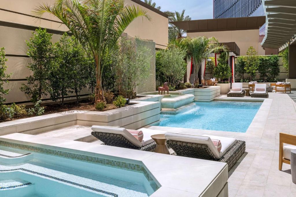 Crockfords Las Vegas, LXR Hotels & Resorts at Resorts World - Villa De La Piscine De Deux Chambres