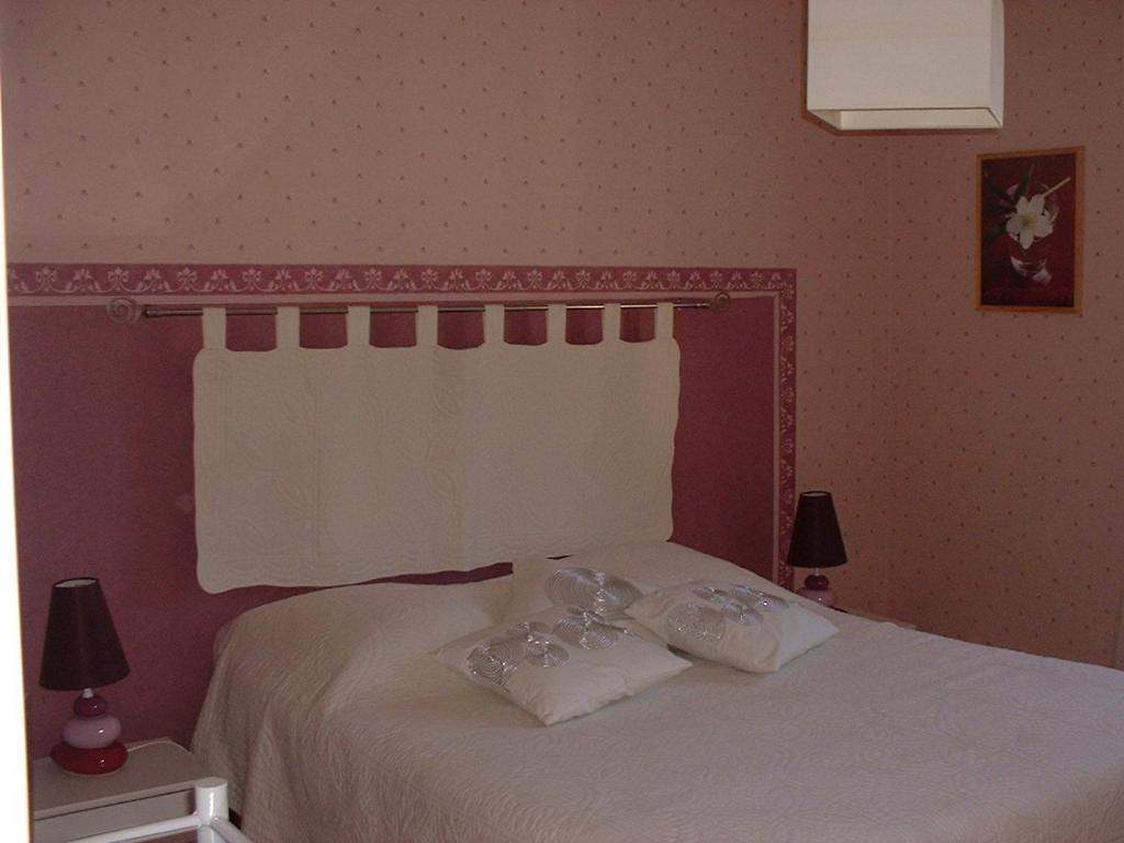 Postel nebo postele na pokoji v ubytování Chambres D'hôtes Bel'vue