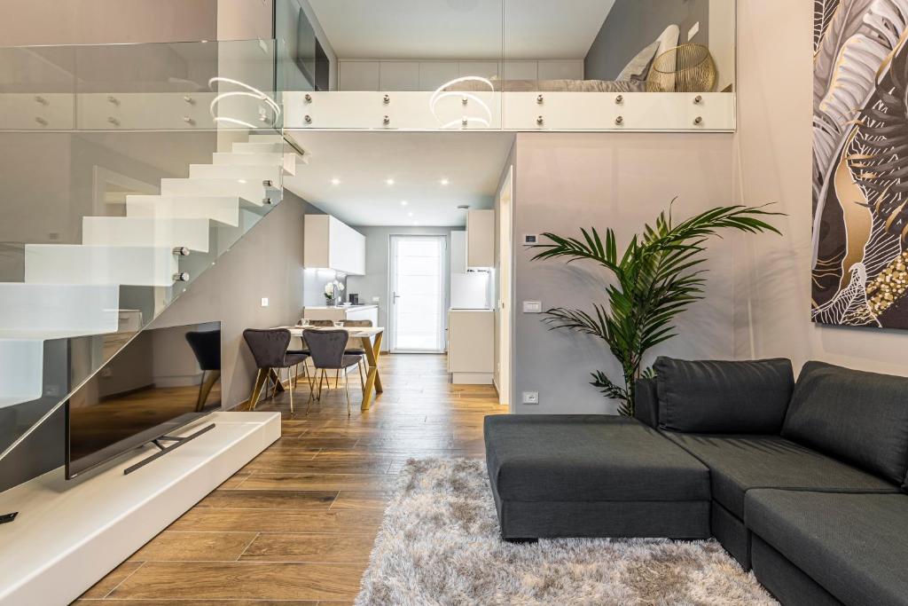 Posezení v ubytování Domo Loft