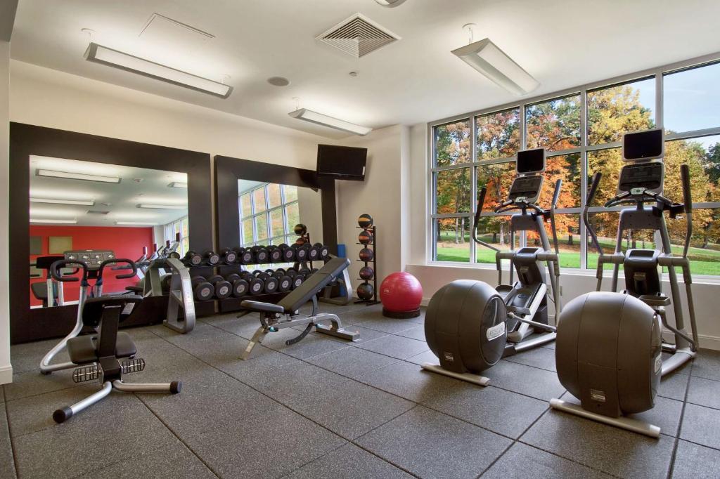 Fitness centrum a/nebo fitness zařízení v ubytování Hilton Pearl River