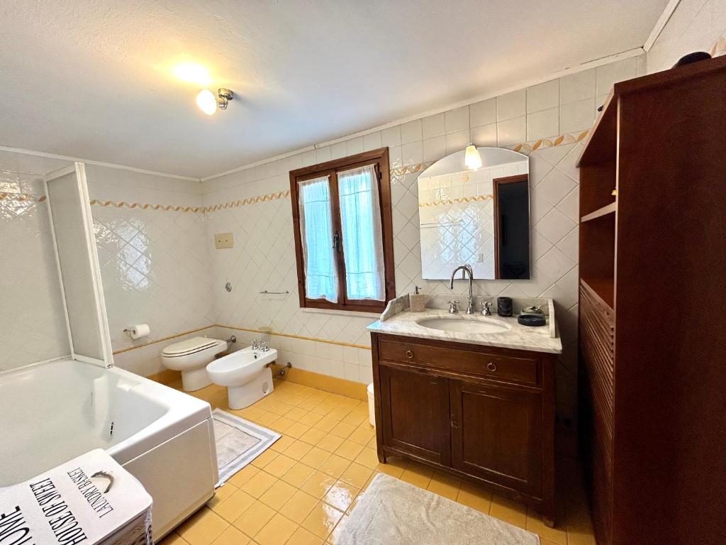 Koupelna v ubytování Casa Bellona