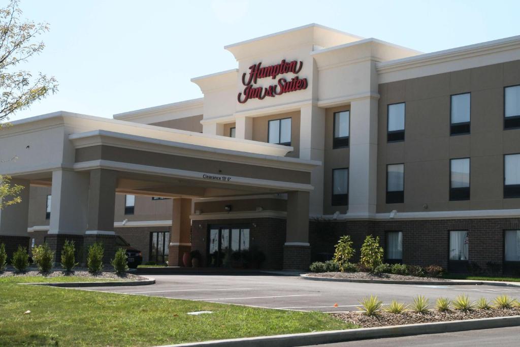 a front view of a holiday inn columbia hospital at Hampton Inn & Suites New Castle, PA in New Castle