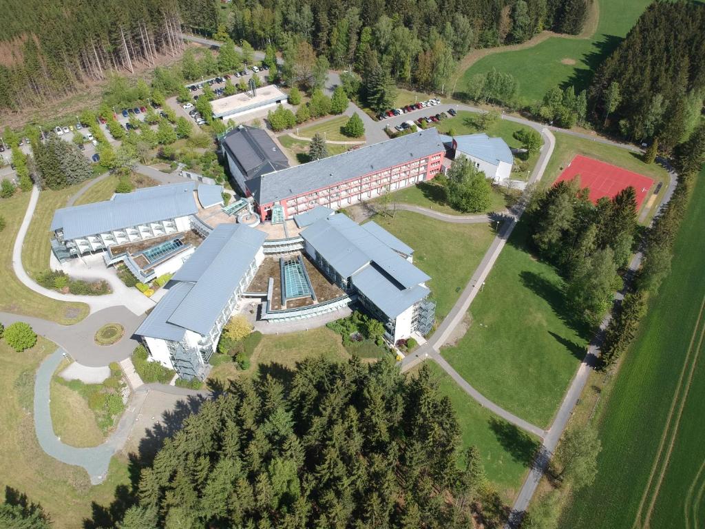 Letecký snímek ubytování Green Night Hotel