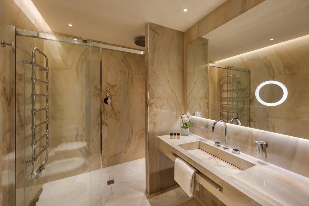 Koupelna v ubytování Hotel Dei Cavalieri Milano Duomo