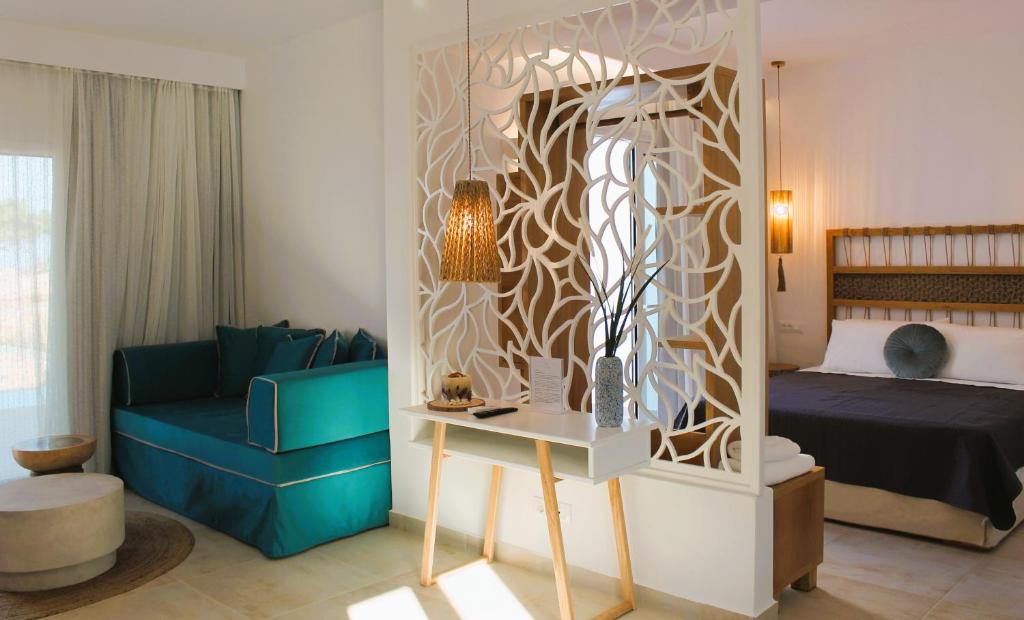 Posezení v ubytování Akropolis Village Complex of Luxury Residence