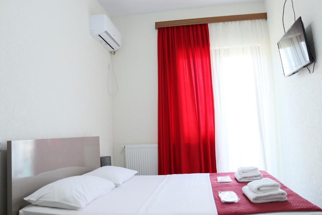 Postel nebo postele na pokoji v ubytování Hotel West Face