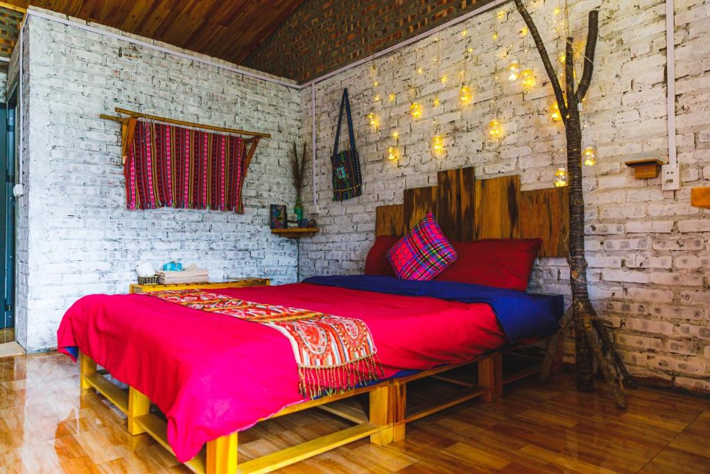 Postel nebo postele na pokoji v ubytování The Link farmstay