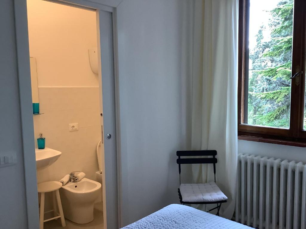 Koupelna v ubytování Villamonestevole501