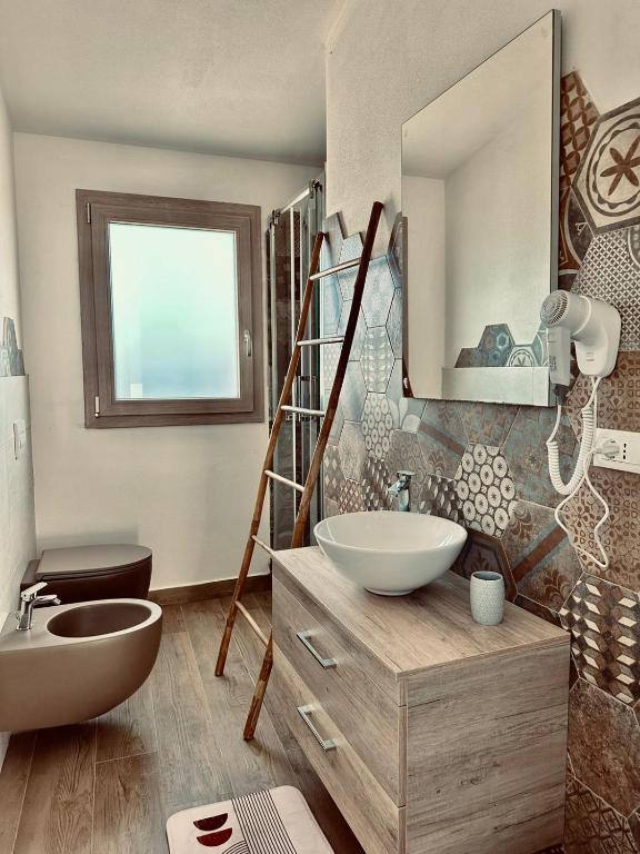 Koupelna v ubytování B&B Luchia