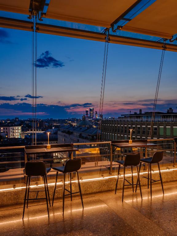 Balkón nebo terasa v ubytování Hotel Dei Cavalieri Milano Duomo