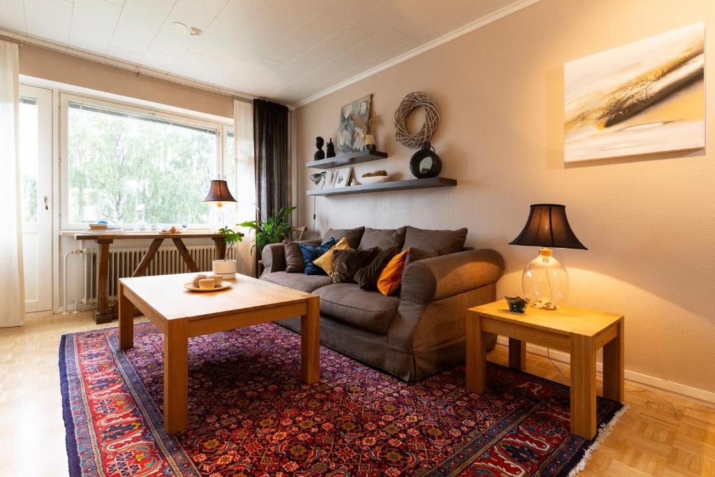Posezení v ubytování Nordic Comfort
